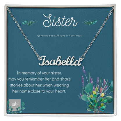 Sister Personalized Necklace