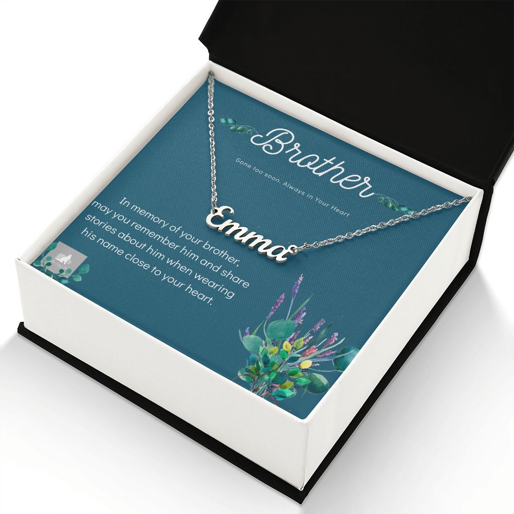Brother Personalized Necklace