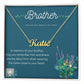 Brother Personalized Necklace