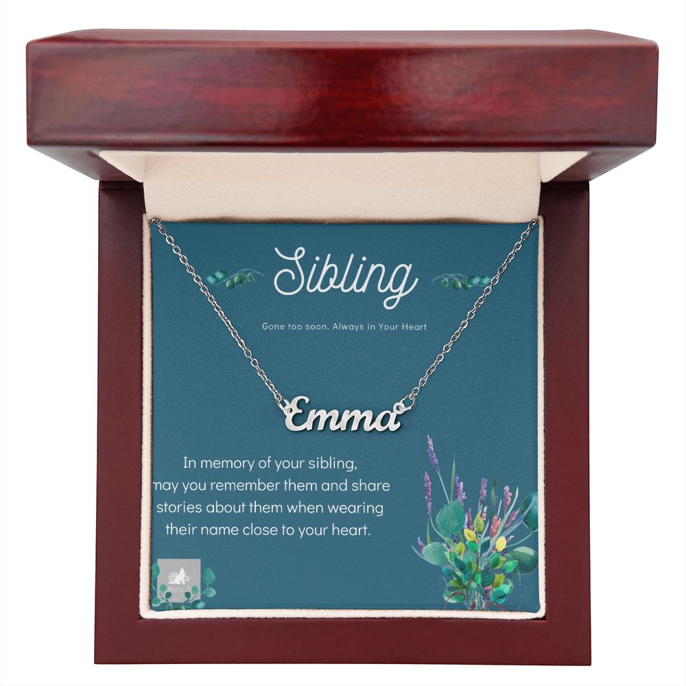 Sibling Personalized Necklace